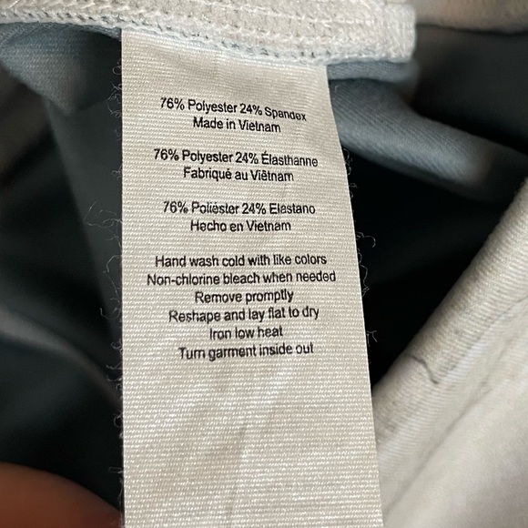 Alo Yoga White and Gray Airbrushed Marbled Full Length Leggings Size XS - Picture 10 of 10